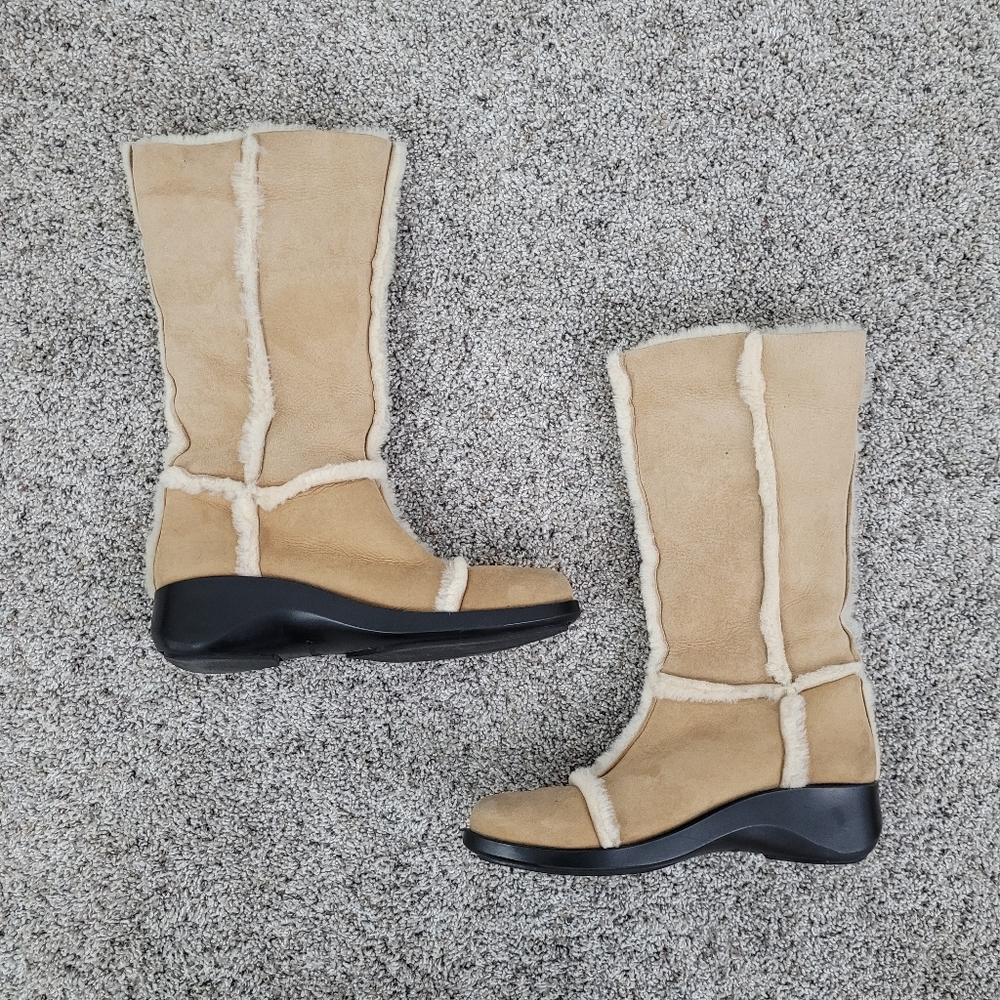 Robert Clergerie Suede Fur Boot